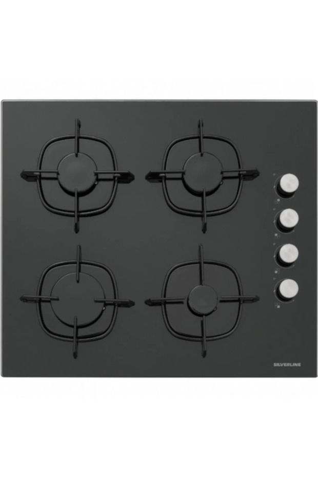 3'lü Siyah Cam Ankastre Set 3481 Flam 60 Siyah+cs5335b02+bo6504b01 - 3