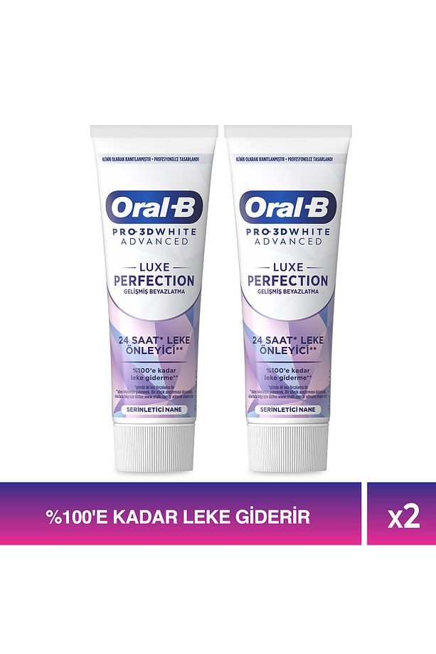 Pro 3D White Advanced Luxe Perfection Diş Macunu 75 ml x 2 - 1