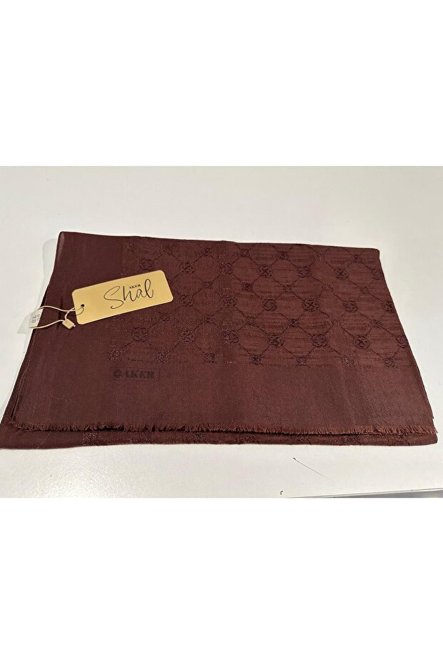 شال منقوش على شكل شرنقة - 1050900 - 1