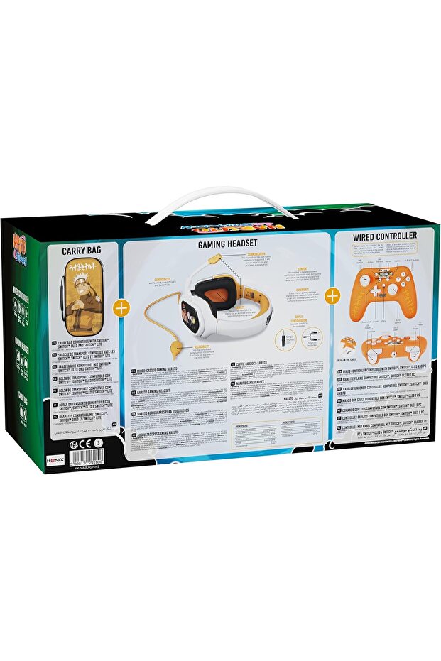 مجموعة ملحقات ألعاب Naruto لجهاز Nintendo Switch - 3