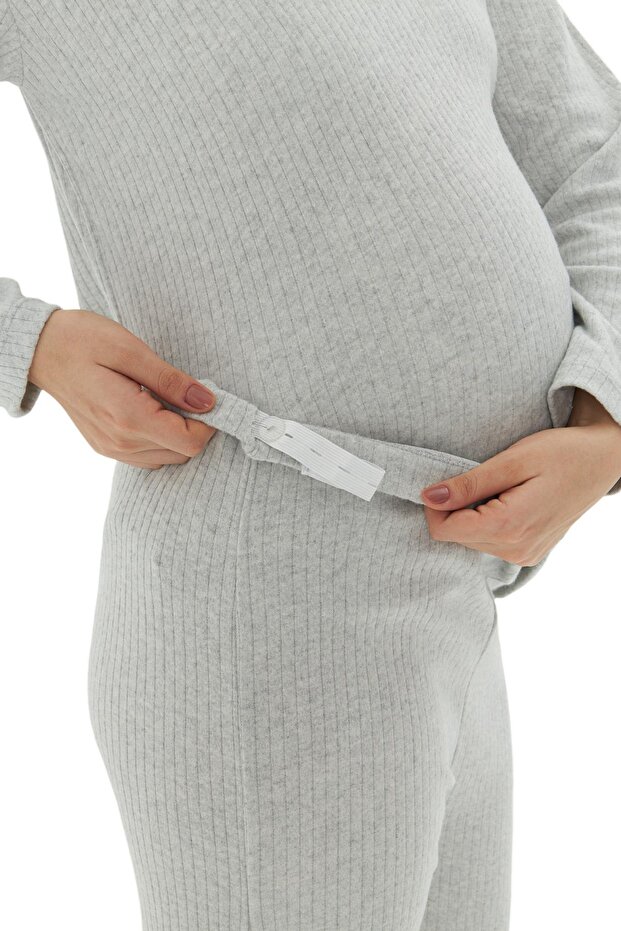 - Myra9610 - Örme Hamile Alt Üst Takımı - 5