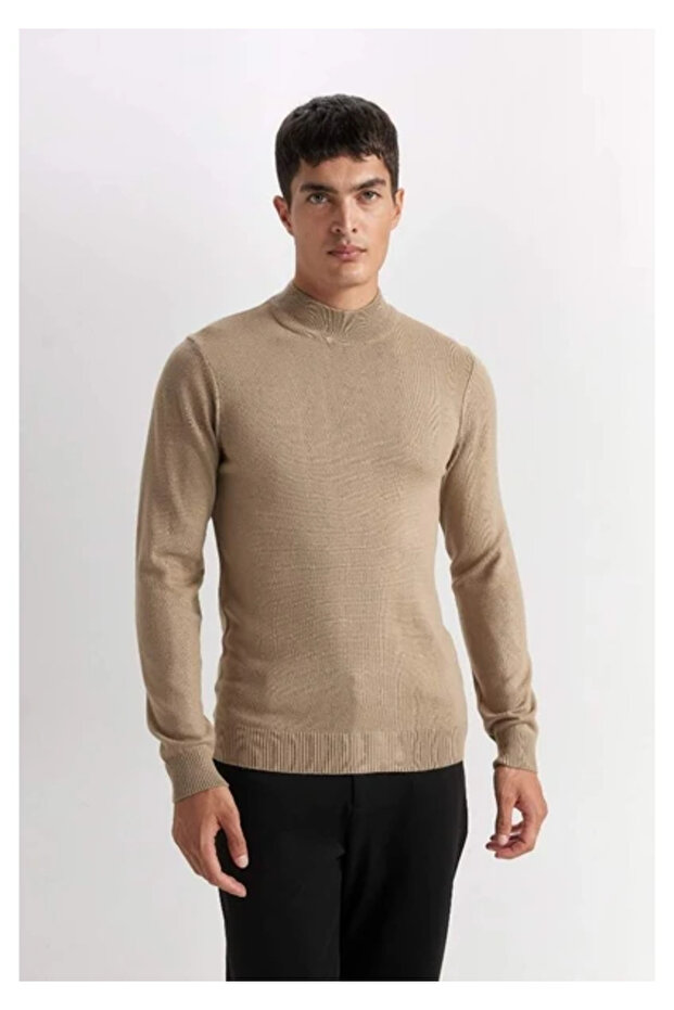Men's Pullover R1127Az Beıge - 1