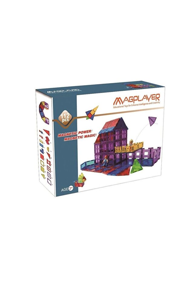 Set De Constructie Magnetic - 112 Piese - 3