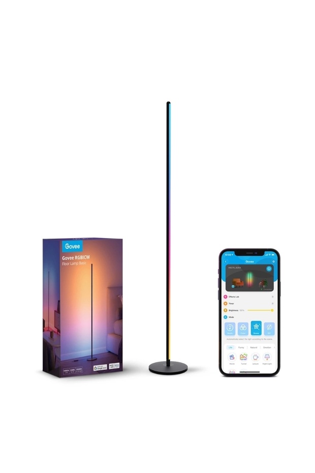 RGBICW H6076312, Basic Akıllı Dikey Aydınlatma, Alexa, Google Asst. Destekli - Siyah - 1
