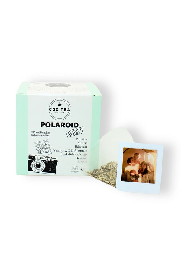Polaroıd Rest Magnetli Papatya'lı Piramit Poşet Bitki Çayı - 1