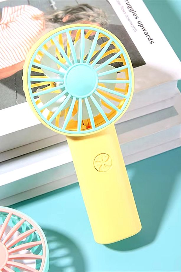 Mini Fan Usb Vantilatör El Fanı Taşınabilir Vantilatör Şarjlı - 9