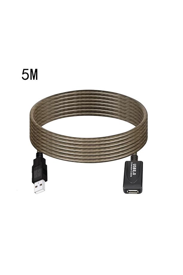 5 Metre 5mt Usb Extension Cabble Usb Uzatma Kablosu Uzatıcı Ara Kablosu Dişi Erkek High Speed Kablo - 9
