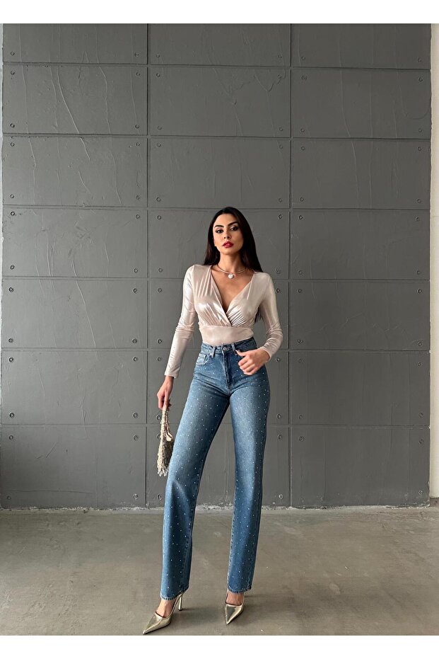 ZEO BASİC TAŞLI STRAIGHT JEAN TİNT - 6