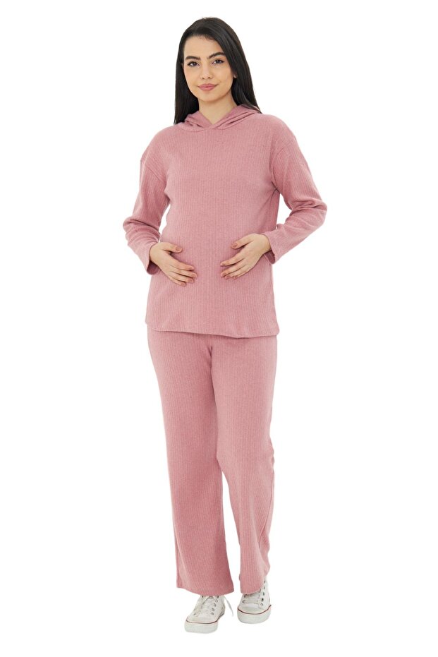 - Myra9610 - Örme Hamile Alt Üst Takımı - 2