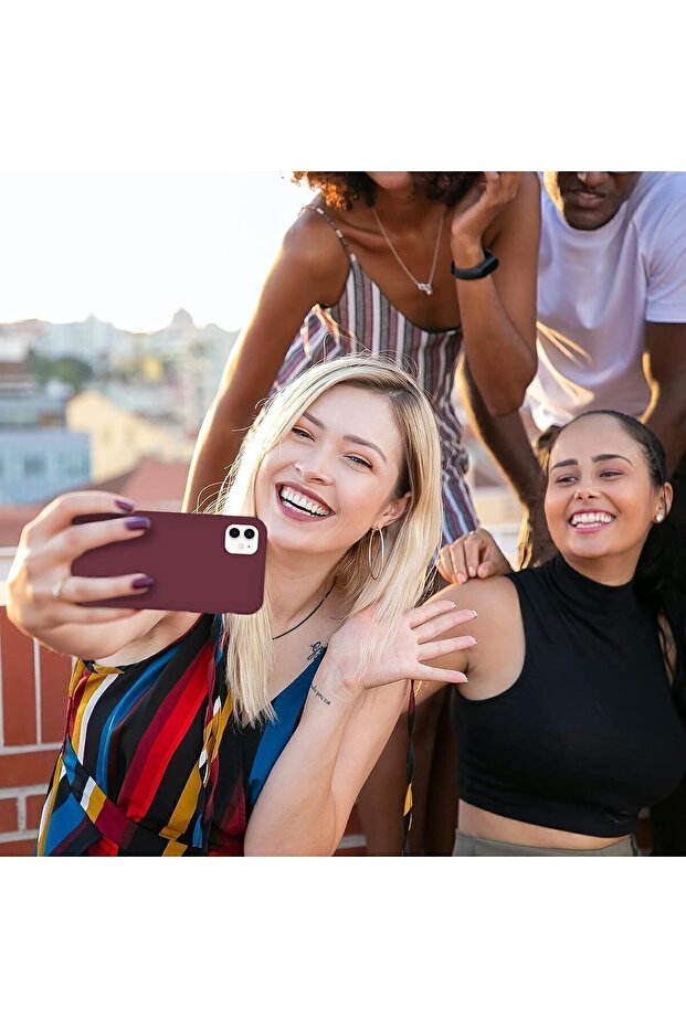 حافظة هاتف بشعار آيفون 11، حافظة رفيعة من مطاط السيليكون الناعم مضادة للخدش ومتينة - 4