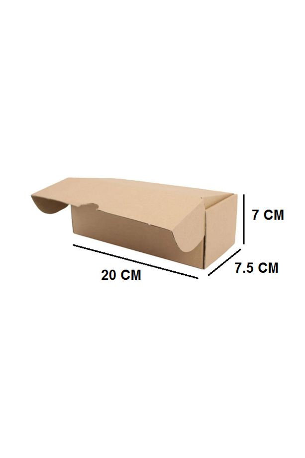E-Ticaret Kutusu, Sandviç Kutusu 20x7,5x7 Cm 25 Adet - 1
