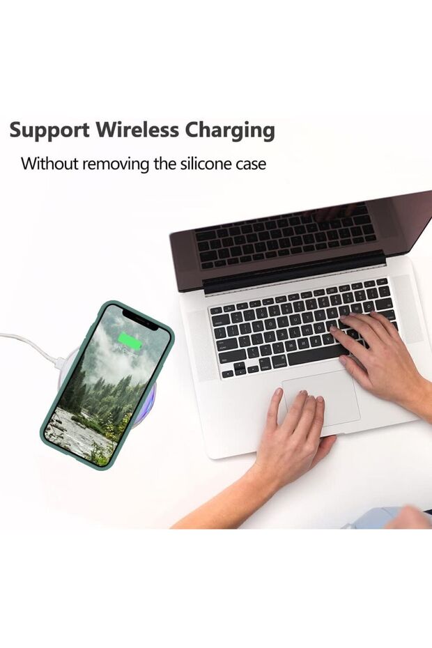 حافظة هاتف بشعار iPhone 11، مصنوعة من السيليكون الفاخر الناعم، وبطانة من الألياف الدقيقة، متينة - 4