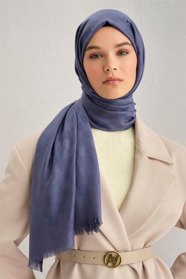 Viscon Kare Desen Şal 06 - 1
