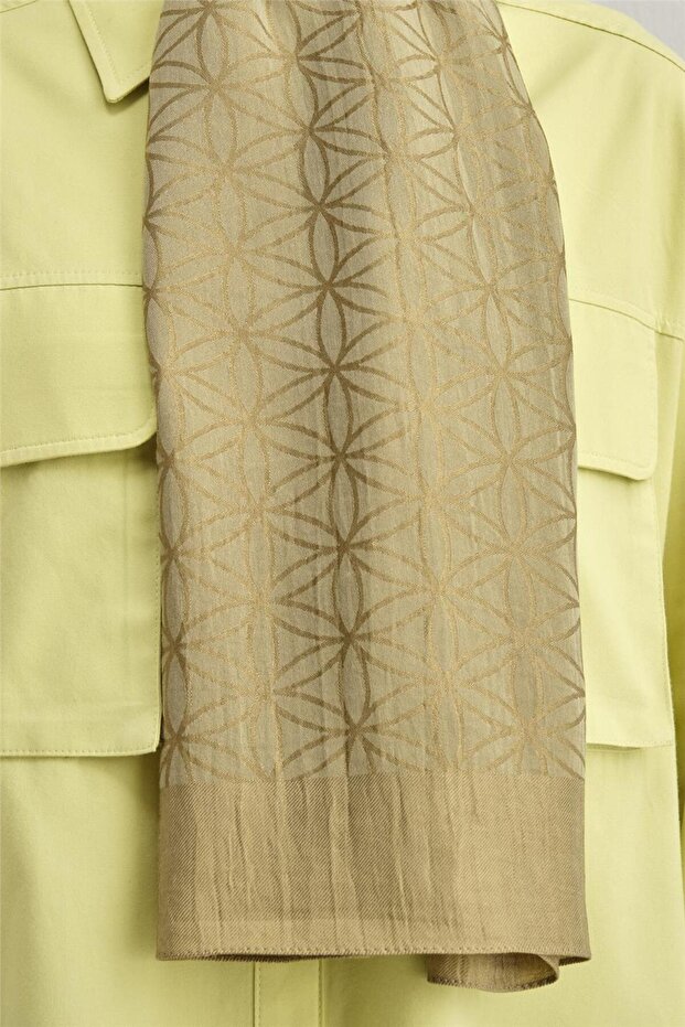 Lyocell Naia Yıldız Desen Şal 1113-21 - 3