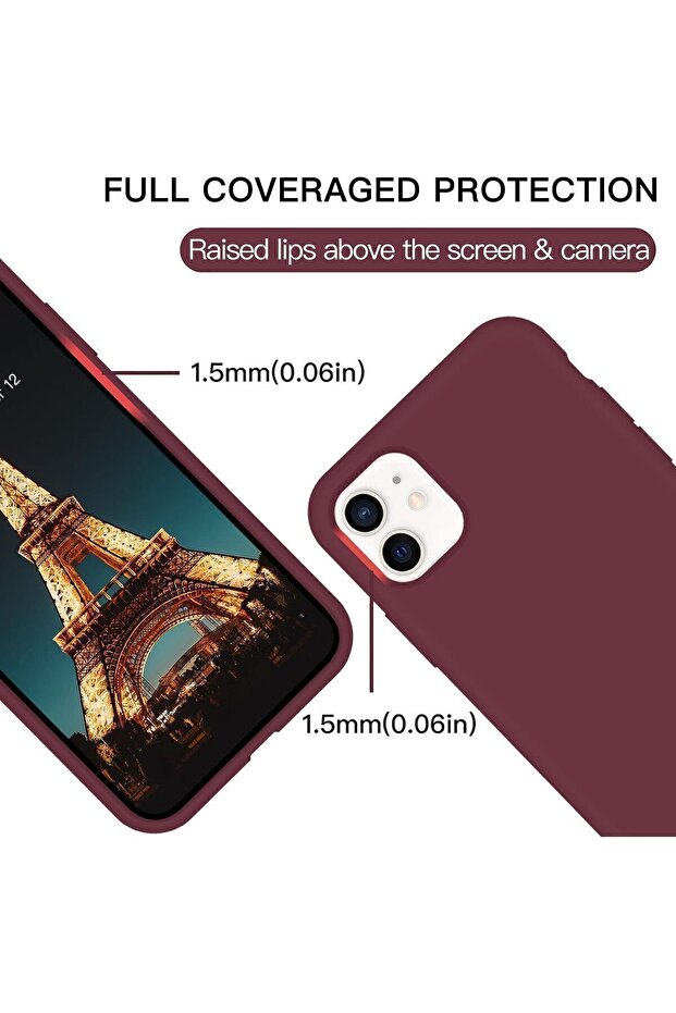 حافظة هاتف بشعار آيفون 11، حافظة رفيعة من مطاط السيليكون الناعم مضادة للخدش ومتينة - 5