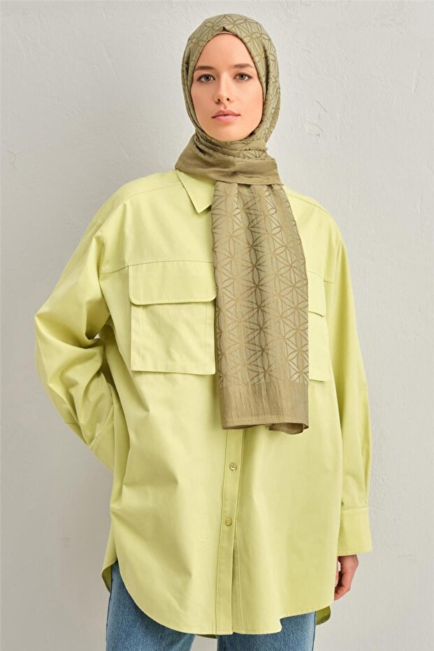 Lyocell Naia Yıldız Desen Şal 1113-21 - 1