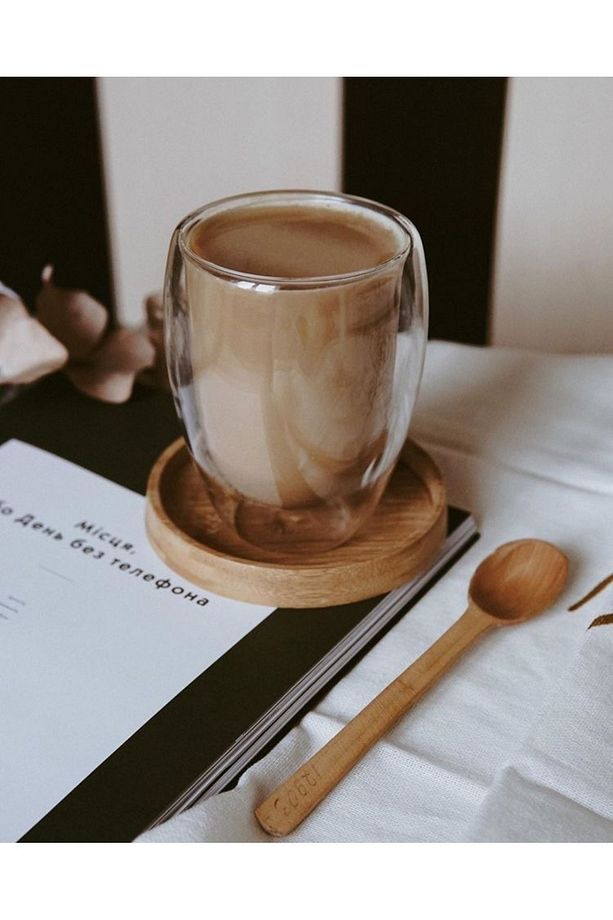 2 Adet Çift Cidarlı Büyük Latte Ve Cappuccino Bardağı - 4