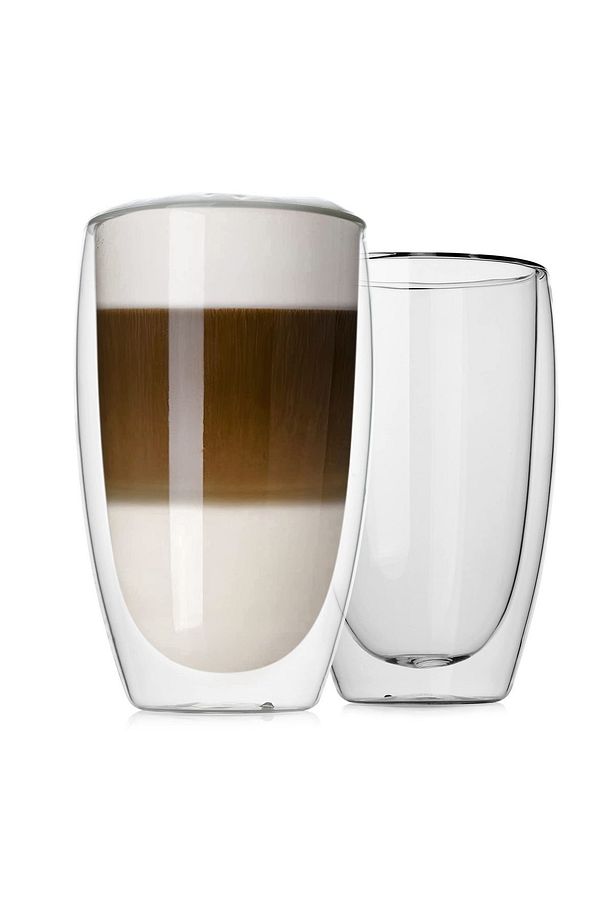 2 Adet Çift Cidarlı Büyük Latte Ve Cappuccino Bardağı - 2