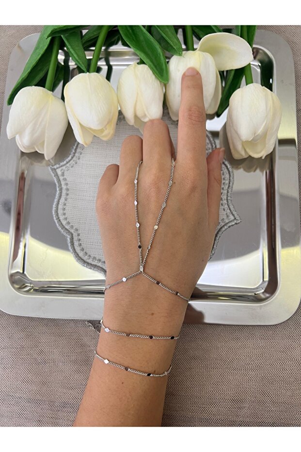 Gümüş renk Pullu Şahmeran - 1