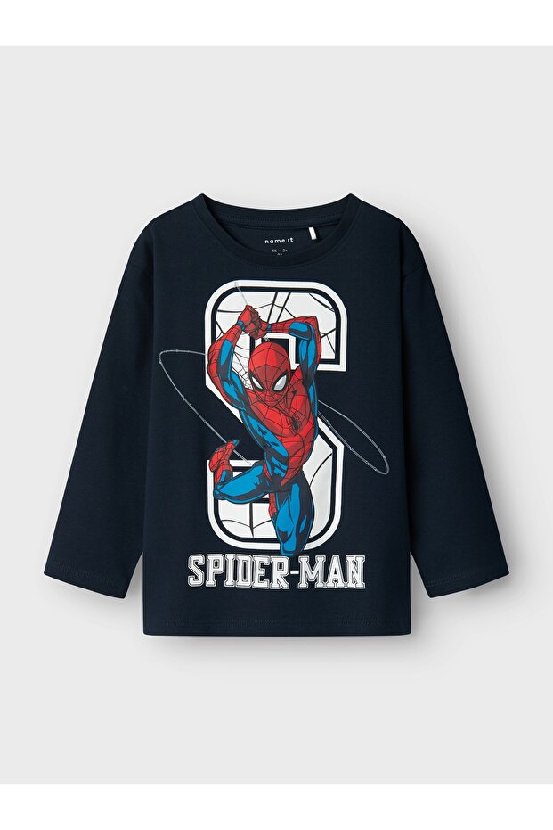 Nmmnitin Spider Nreg Ls Top Noos Mar - Comfortable Fit