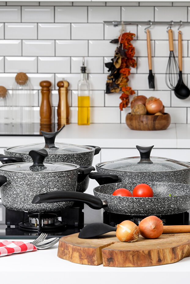 15 Parça Tencere Seti - 5