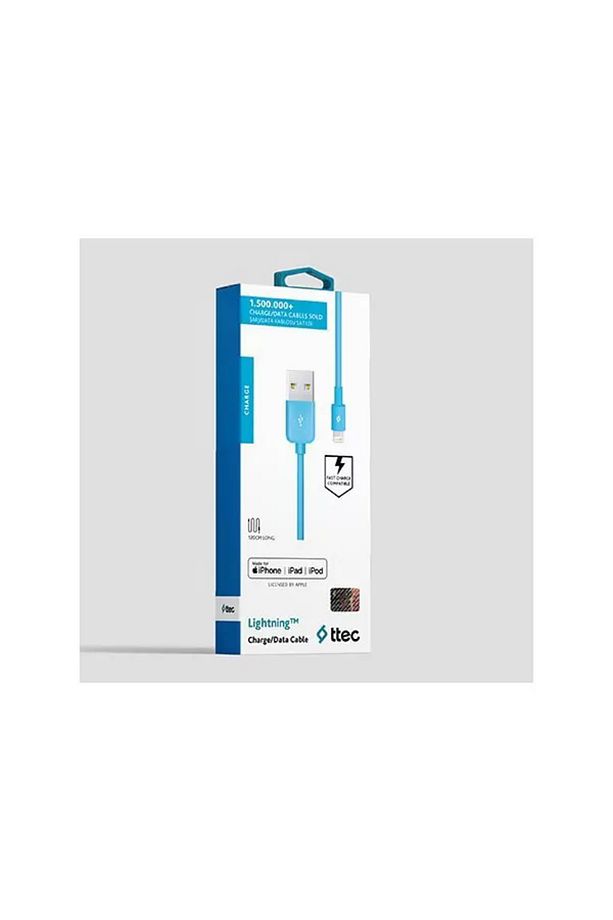 Mfi Lightning Usb Iphone Için Apple Lisanslı Şarj/senkronizasyon Kablosu 2dkm01m,mavi - 2