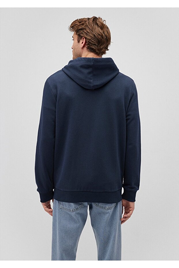 Erkek Fermuarlı Sweatshirt - 4