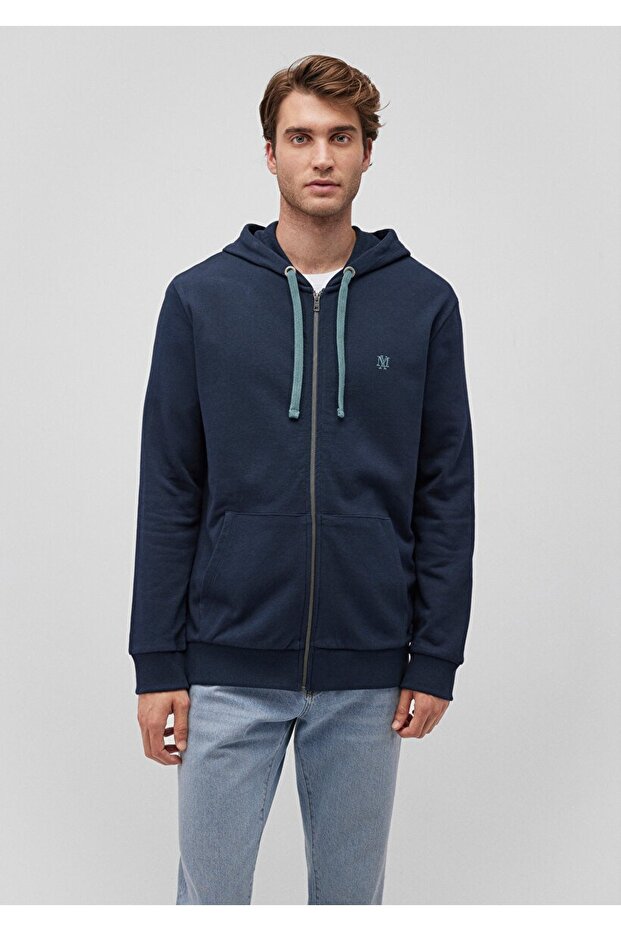 Erkek Fermuarlı Sweatshirt - 3