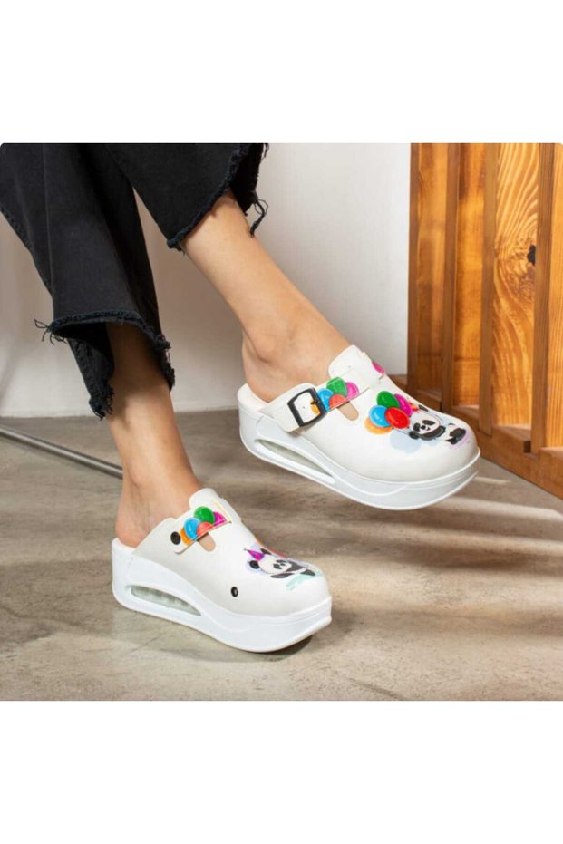 Air Sole Padded Cute Teddy Bear Sabo Slippers