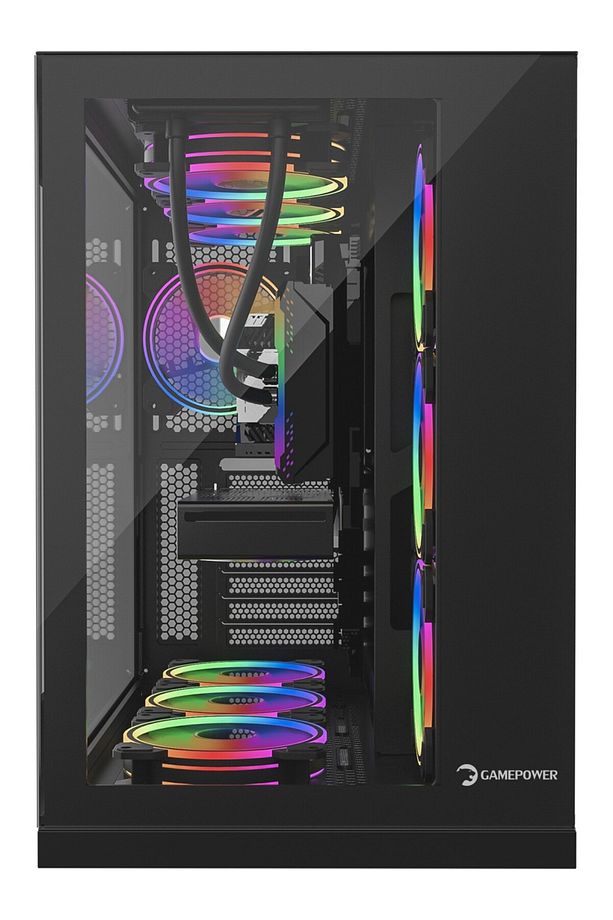 Warcry Evo Argb Temper Cam Type-c Atx Gaming Kasa Kontrolcü Vardır Kumandasız - 2