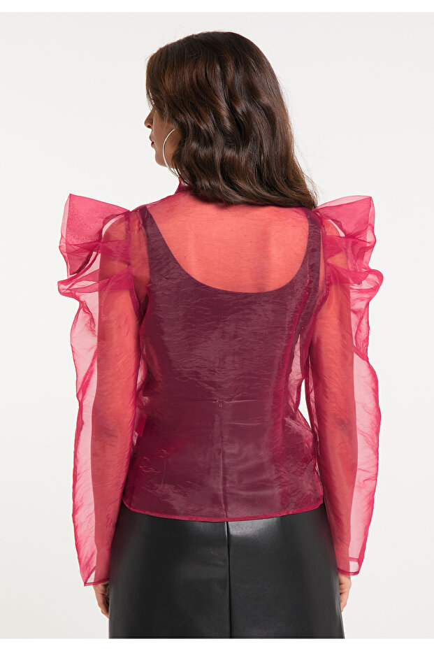 Organza Bluse - 4