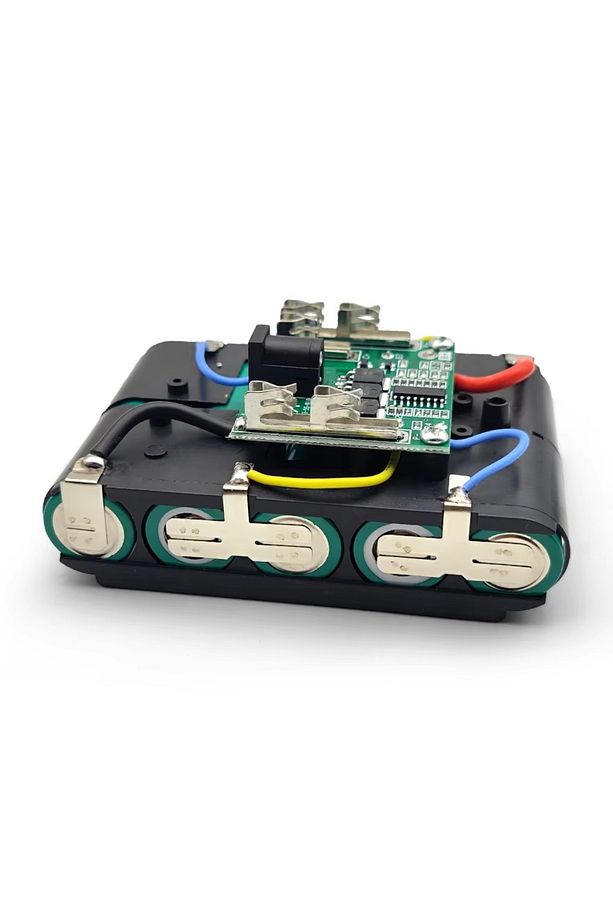 Şarjlı Matkap Için Yedek Batarya Üniversal 5 Pilli 12 Volt 14v 18v 20v 48v 58v Li-on Pil Şarj - 4