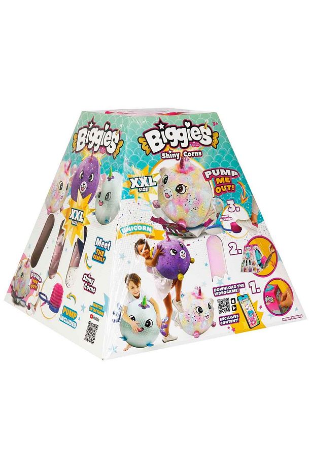 Biggies Şişme Peluş Unicorn XXL Shiny Corns S2 - 8