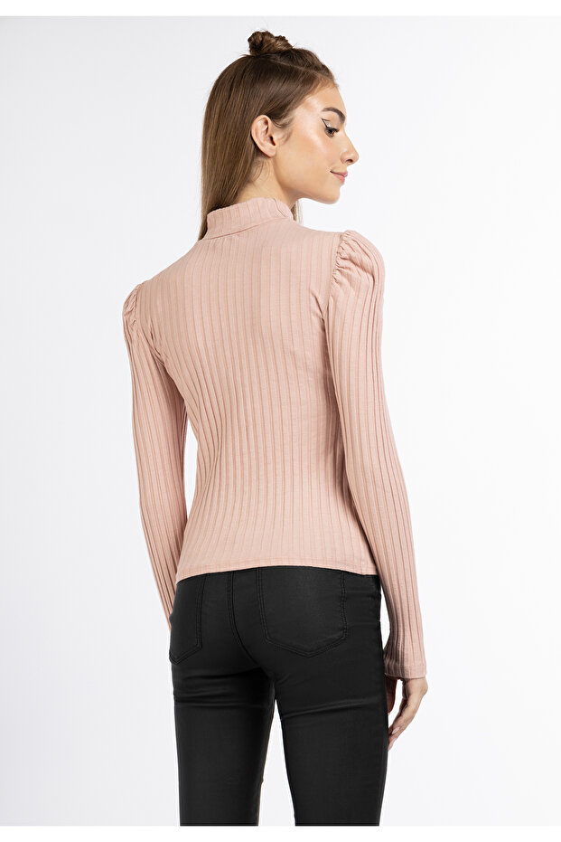 Rippstrick Pullover - 4