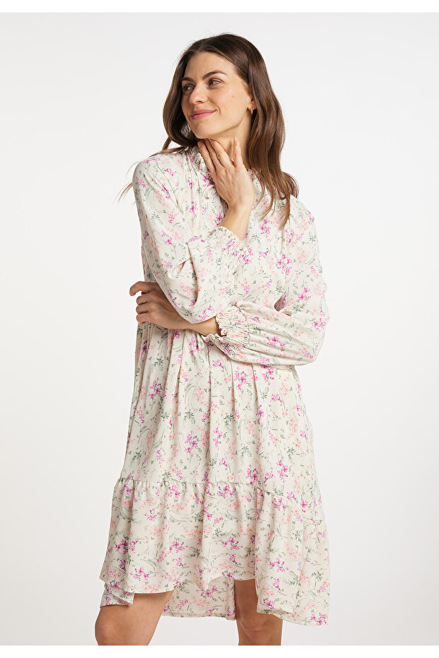 Kleid mit Blütenprint - 3