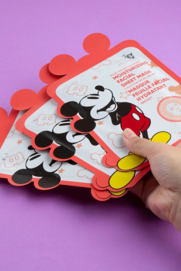 Mickey Mouse Lisanslı Kağıt Yüz Maskesi - 2