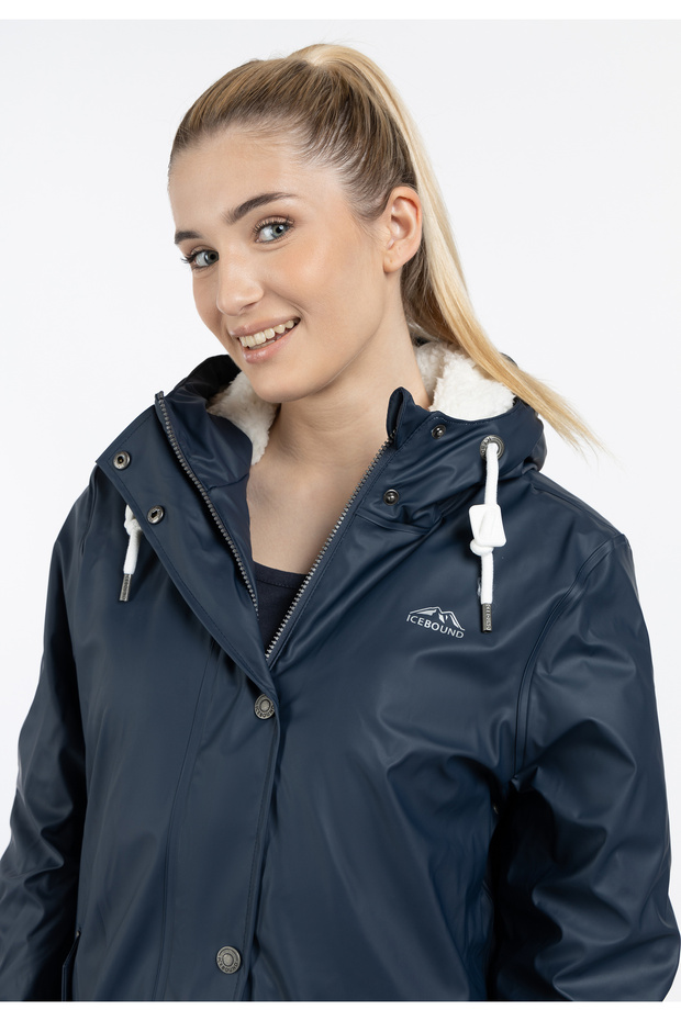 Regenjacke mit Teddyfutter - 5