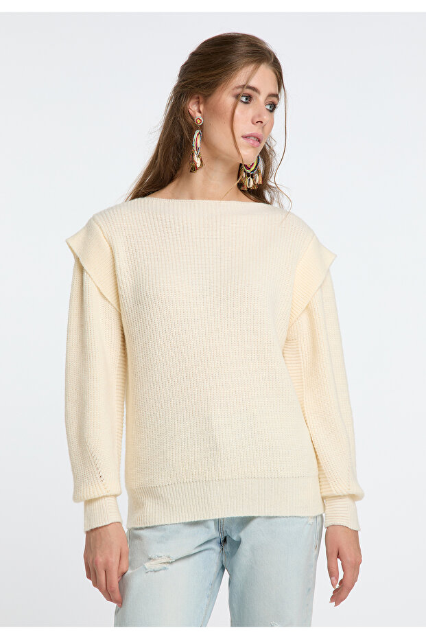 Grobstrick Pullover - 3