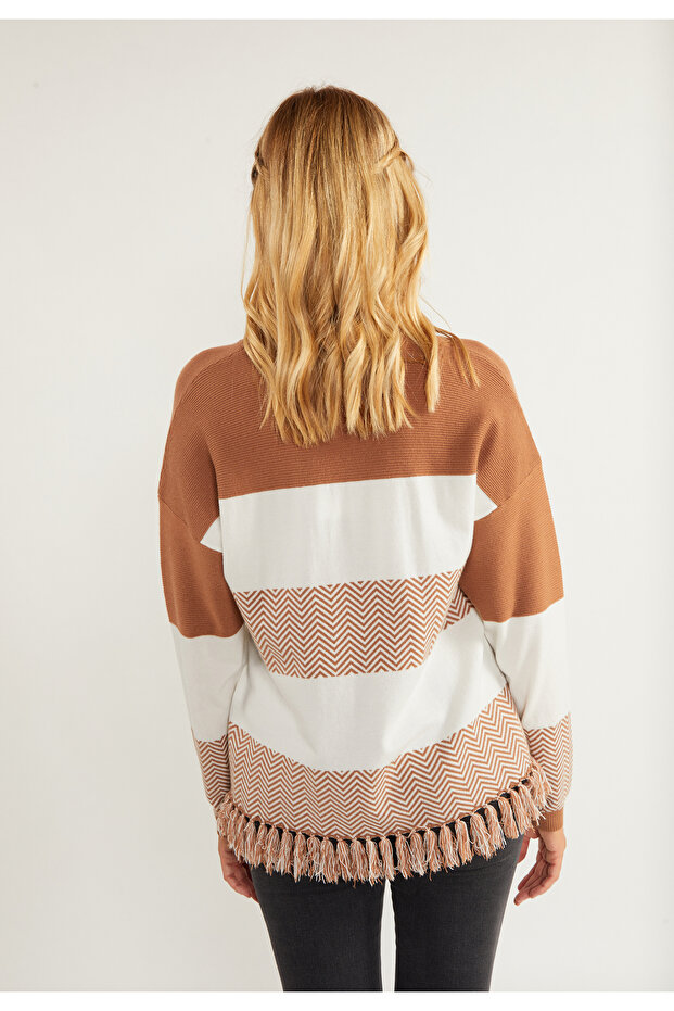 Oversize Strick Pullover - 4