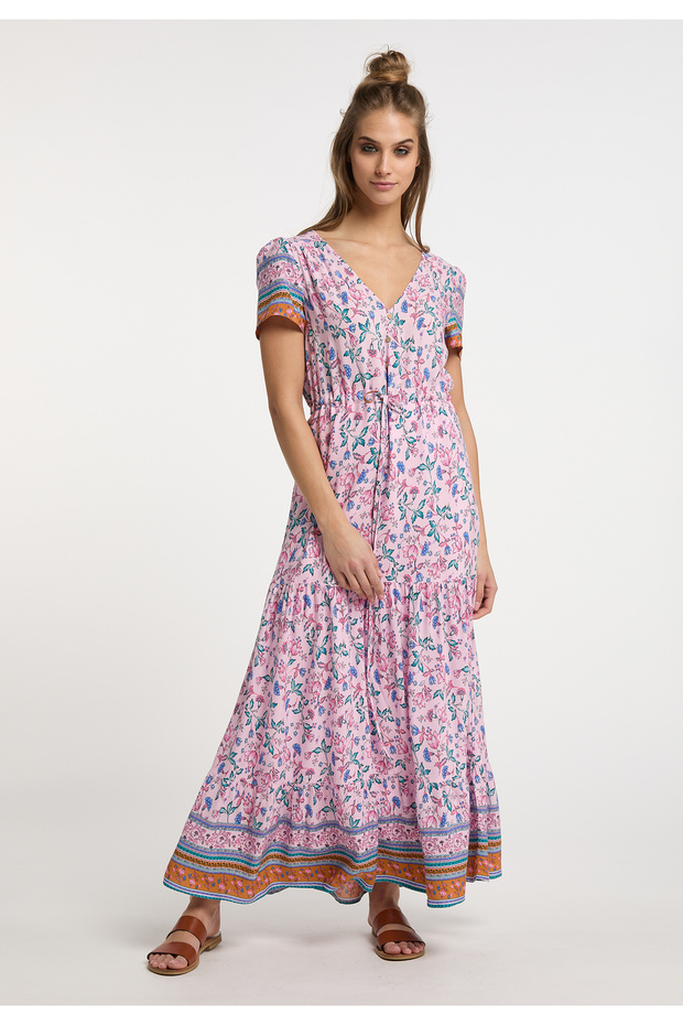 Maxikleid mit Blumenprint - 1