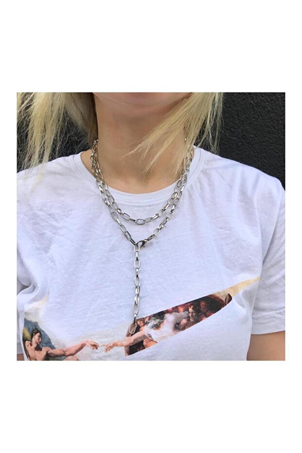 Double Chain Extension Necklace