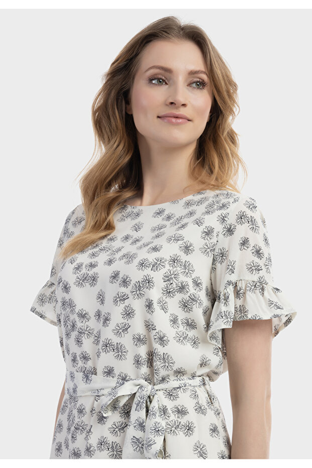 Midikleid mit Rüschen - 5