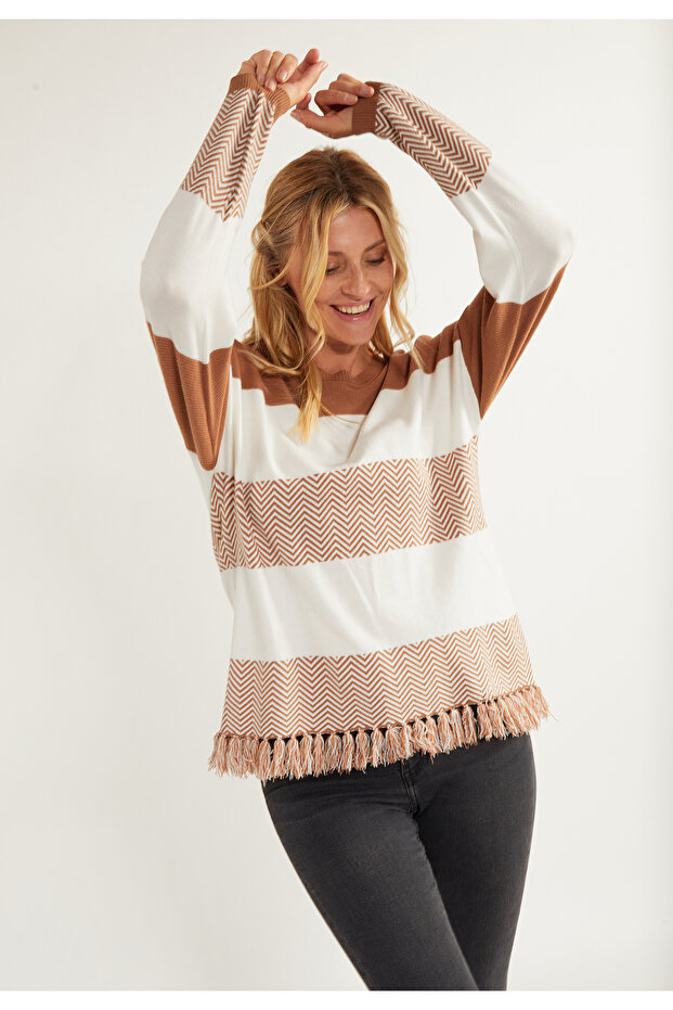 Oversize Strick Pullover - 3