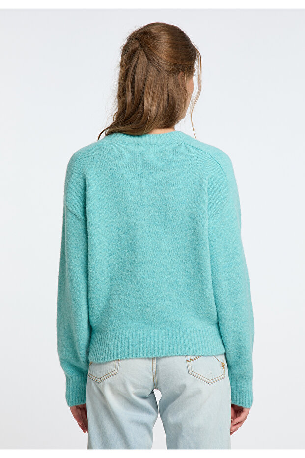 Legerer Strickpullover - 4