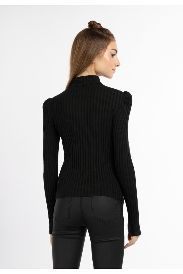 Rippstrick Pullover - 4