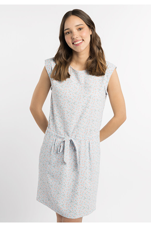 Kleid mit Blütenprint - 3
