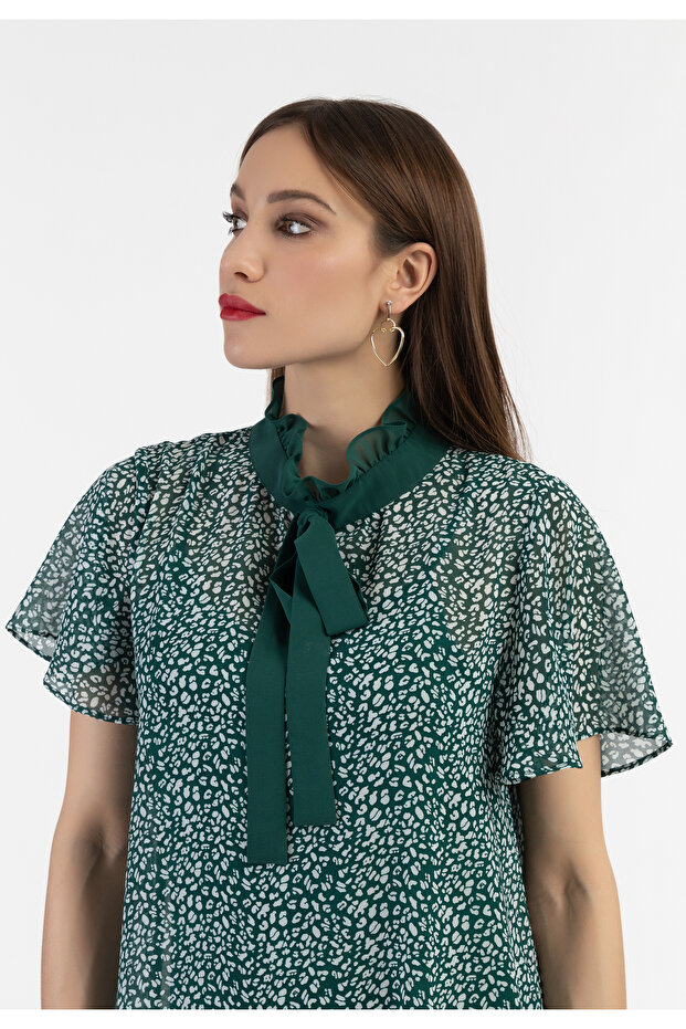 Midikleid aus Chiffon - 5