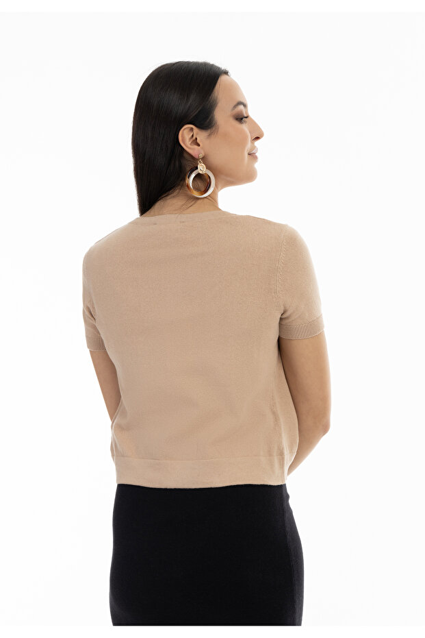 Kurzarm-Pullover - 4