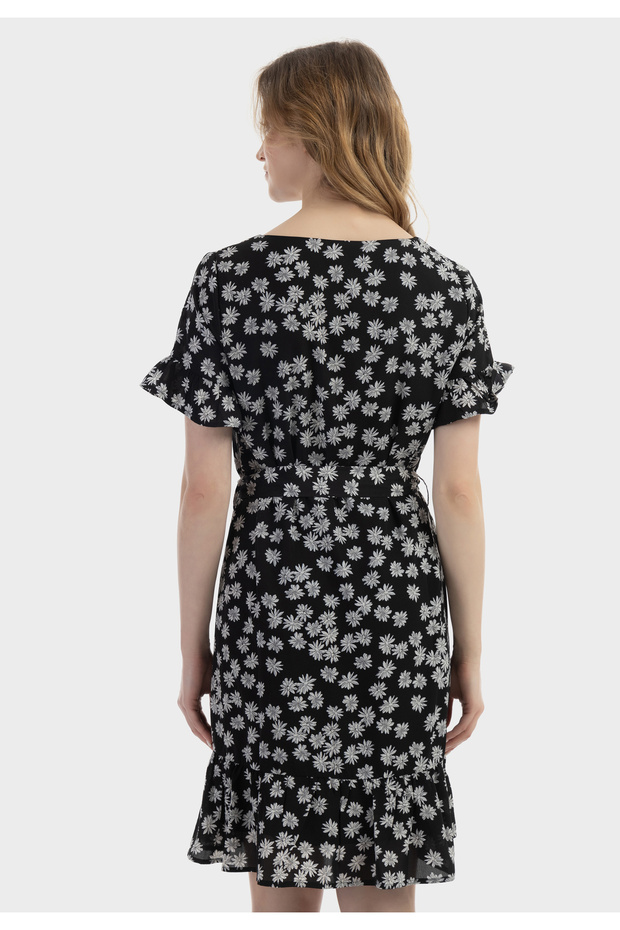 Midikleid mit Rüschen - 4