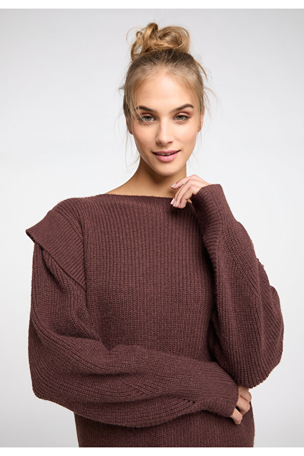 Grobstrick Pullover - 5